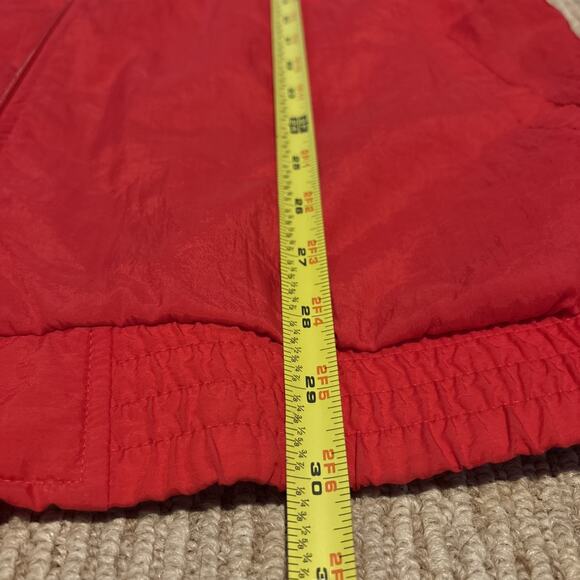90s 80s Vintage Mens L ADIDAS ORIGINALS Nylon Red Running Track Jacket - Picture 15 of 16
